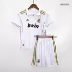 Kid's Real Madrid Retro Home Jerseys Kit(Jersey+Shorts) 2011/12 - thejerseys