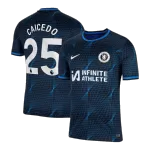 Men's Chelsea CAICEDO #25 Away Soccer Jersey 2023/24 - Fans Version - thejerseys