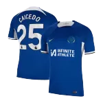 Men's Chelsea CAICEDO #25 Home Soccer Jersey 2023/24 - Fans Version - thejerseys