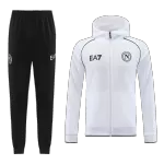 Napoli White Hoodie Training Kit 2023/24 For Adults - thejerseys