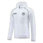 Napoli White Hoodie Training Kit 2023/24 For Adults - thejerseys