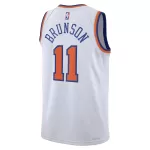 Men's New York Knicks Jalen Brunson #11 White Swingman Jersey 2022/23 - Icon Edition - thejerseys