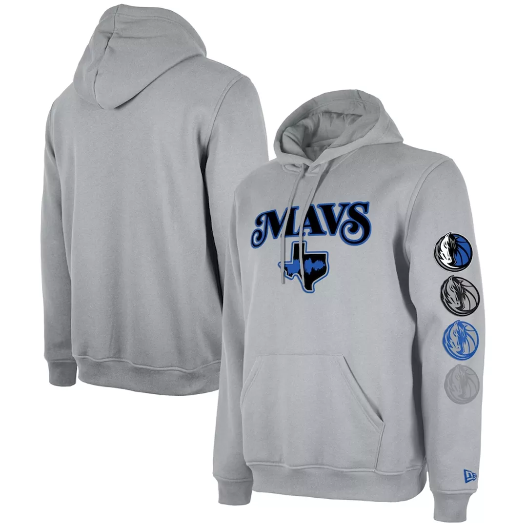 Men's Dallas Mavericks Gray Pullover Hoodie 2023/24 - City Edition