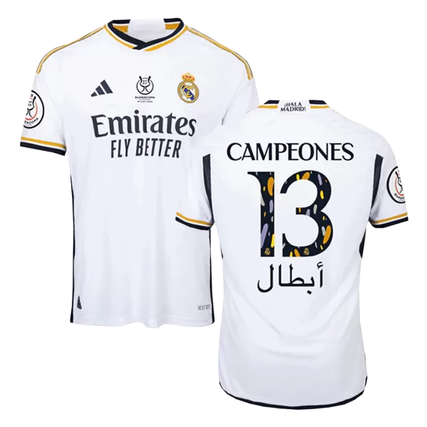 Real Madrid CAMPEONES #13 Home Match Jersey 2023/24 - thejerseys