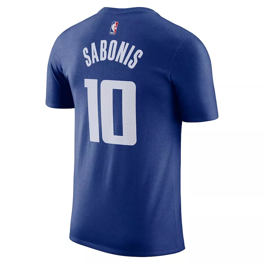Men NBA Utah Jazz Domantas Sabonis #10 Blue City Edition T-Shirt 2023/24 - thejerseys