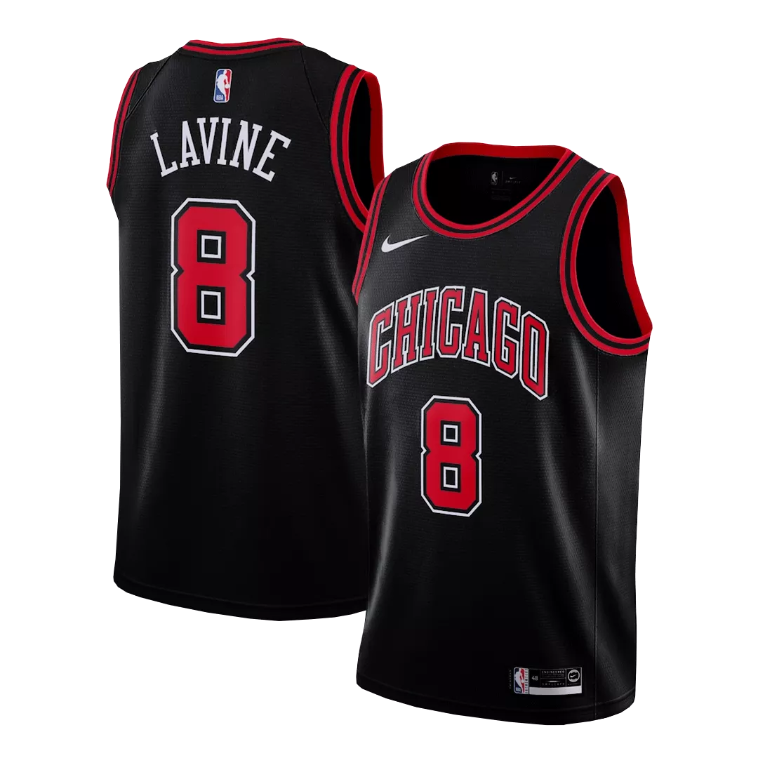 Men's Chicago Bulls LaVine #8 Black Swingman Jersey 2019/20 - Statement Edition - thejerseys