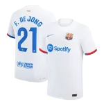 Barcelona F. DE JONG #21 Away Match Jersey 2023/24 - thejerseys