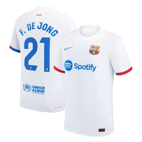 Barcelona F. DE JONG #21 Away Match Jersey 2023/24 - thejerseys