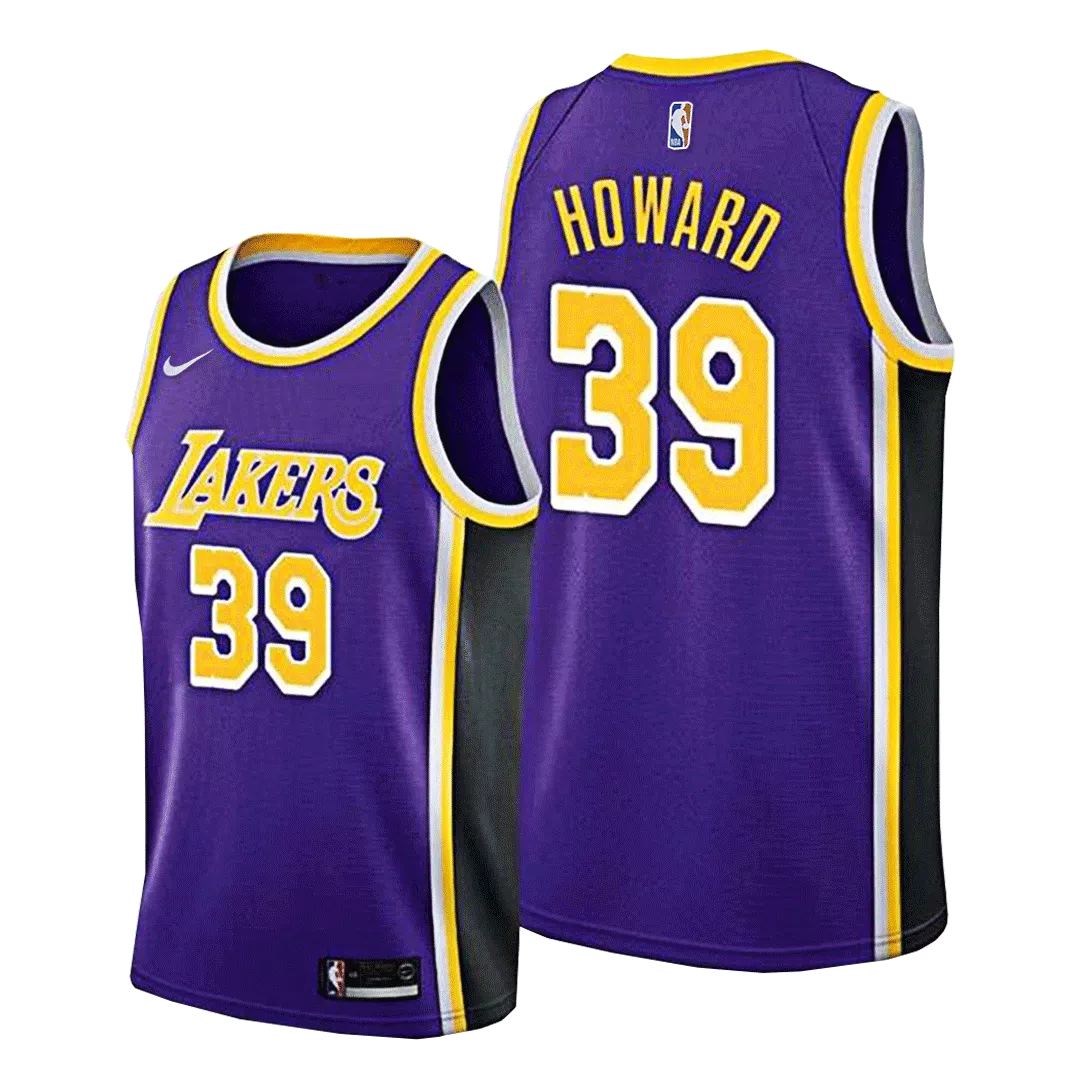 Men's Los Angeles Lakers Howard #39 Purple Swingman Jersey - Statement Edition