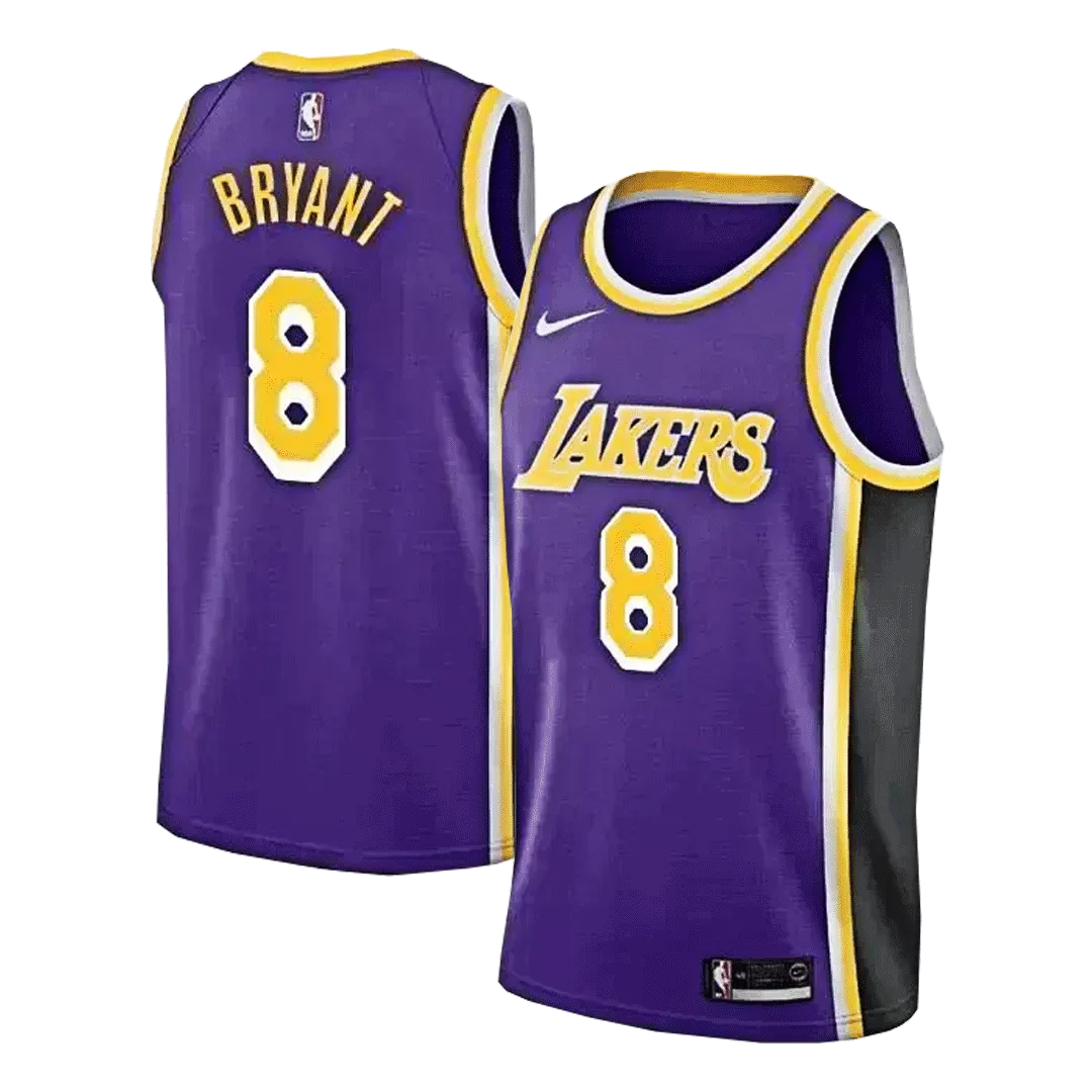 Men's Los Angeles Lakers Bryant #8 Purple Swingman Jersey - Statement Edition