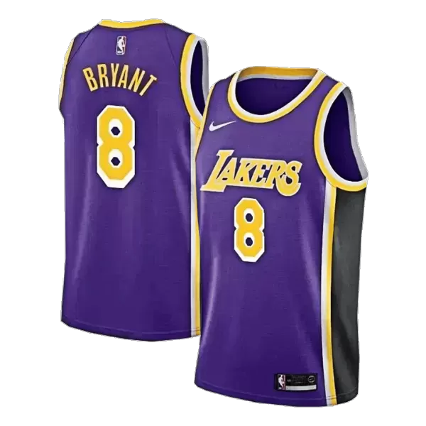 Men's Los Angeles Lakers Bryant #8 Purple Swingman Jersey - Statement Edition - thejerseys