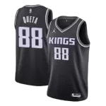 Men's Sacramento Kings Neemias Queta #88 Black Swingman Jersey 2021/22 - City Edition - thejerseys