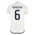 Men's Ajax HENDERSON #6 Away Soccer Jersey 2023/24 - Fans Version - thejerseys