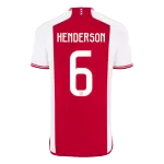 Men's Ajax HENDERSON #6 Home Soccer Jersey 2023/24 - Fans Version - thejerseys
