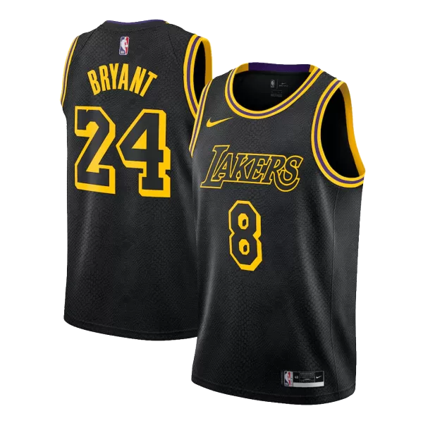 Men's Los Angeles Lakers Bryant #8 Black Swingman Jersey - thejerseys