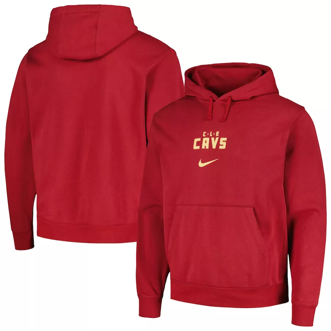 Men's Cleveland Cavaliers Wine Pullover Hoodie 2023/24 - City Edition