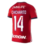 Men's Chivas Sign CHICHARITO #14 Home Soccer Jersey 2023/24 - thejerseys