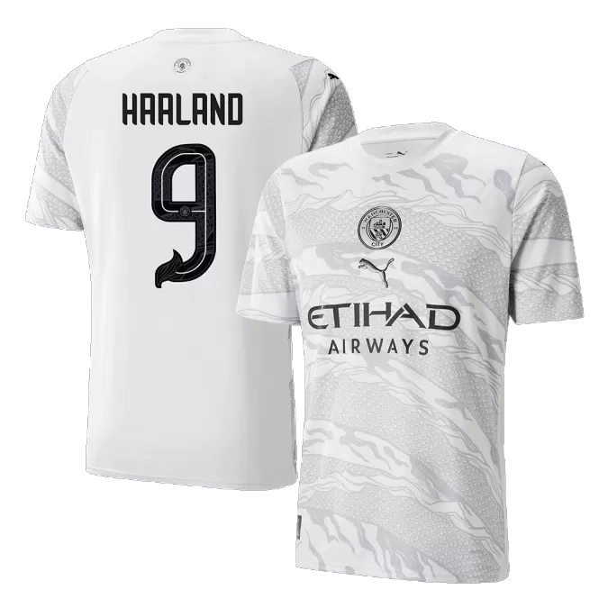 Men's Manchester City HAALAND #9 Year Of The Dragon Soccer Jersey 2023/24 - thejerseys