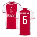 Men's Ajax HENDERSON #6 Home Soccer Jersey 2023/24 - Fans Version - thejerseys