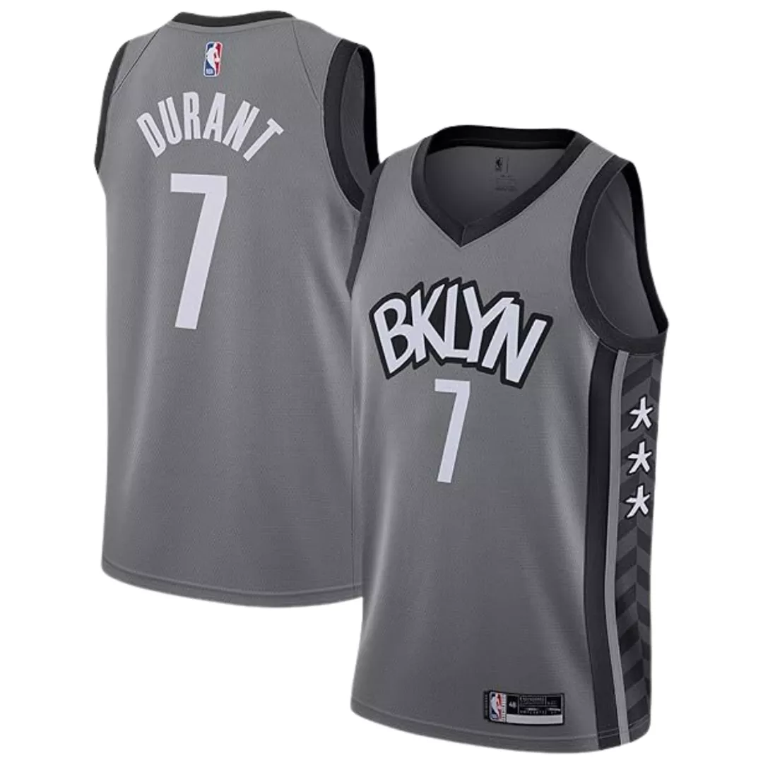 Men's Brooklyn Nets Kevin Durant #7 Swingman Jersey 2020/21 - Statement Edition