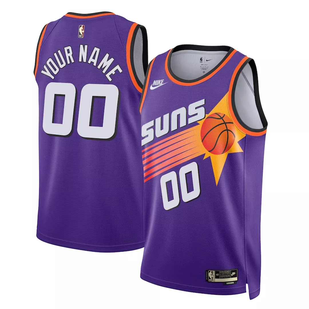 Men's Phoenix Suns Custom Purple Swingman Jersey 2022/23 - Classic Edition