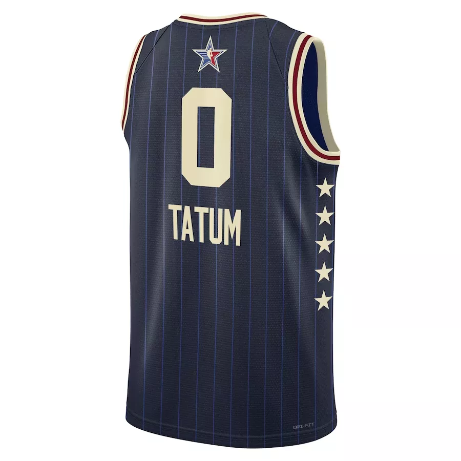 Men's All Star Jayson Tatum #0 Navy Swingman Jersey 2024 - Eastern Conference - thejerseys