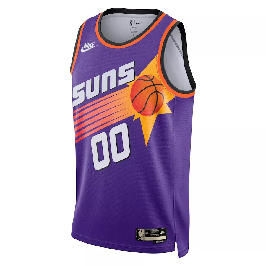 Men's Phoenix Suns Custom Purple Swingman Jersey 2022/23 - Classic Edition - thejerseys