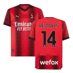 [Super Quailty] Men's AC Milan REIJNDERS #14 Home Soccer Jersey 2023/24 - Fans Version - thejerseys