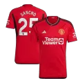 Men's Manchester United SANCHO #25 Home Soccer Jersey 2023/24 - thejerseys
