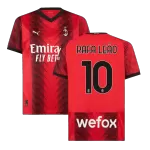 Men's AC Milan RAFA LEÃO #10 Home Soccer Jersey 2023/24 - Fans Version - thejerseys