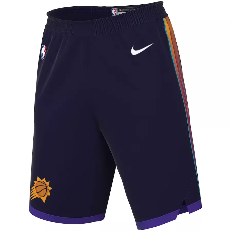 Men's Phoenix Suns Purple Swingman Basketball Shorts 2023/24 - City Edition - thejerseys