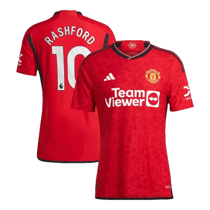 Manchester United RASHFORD #10 Home Soccer Jersey 2023/24 - Player Version - thejerseys