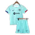 Kid's Barcelona Third Away Jerseys Kit(Jersey+Shorts) 2023/24 - thejerseys