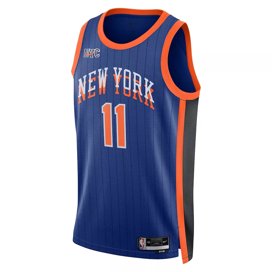 Men's New York Knicks Jalen Brunson #11 Swingman Jersey 2023/24 - City Edition - thejerseys