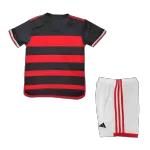 Kid's CR Flamengo Home Jerseys Kit(Jersey+Shorts) 2024/25 - thejerseys