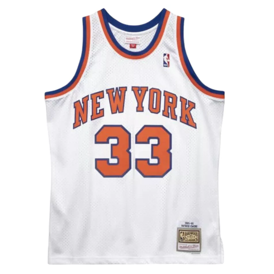 Men's New York Knicks Patrick Ewing #33 Hardwood Classics Jersey 1985/86 - thejerseys