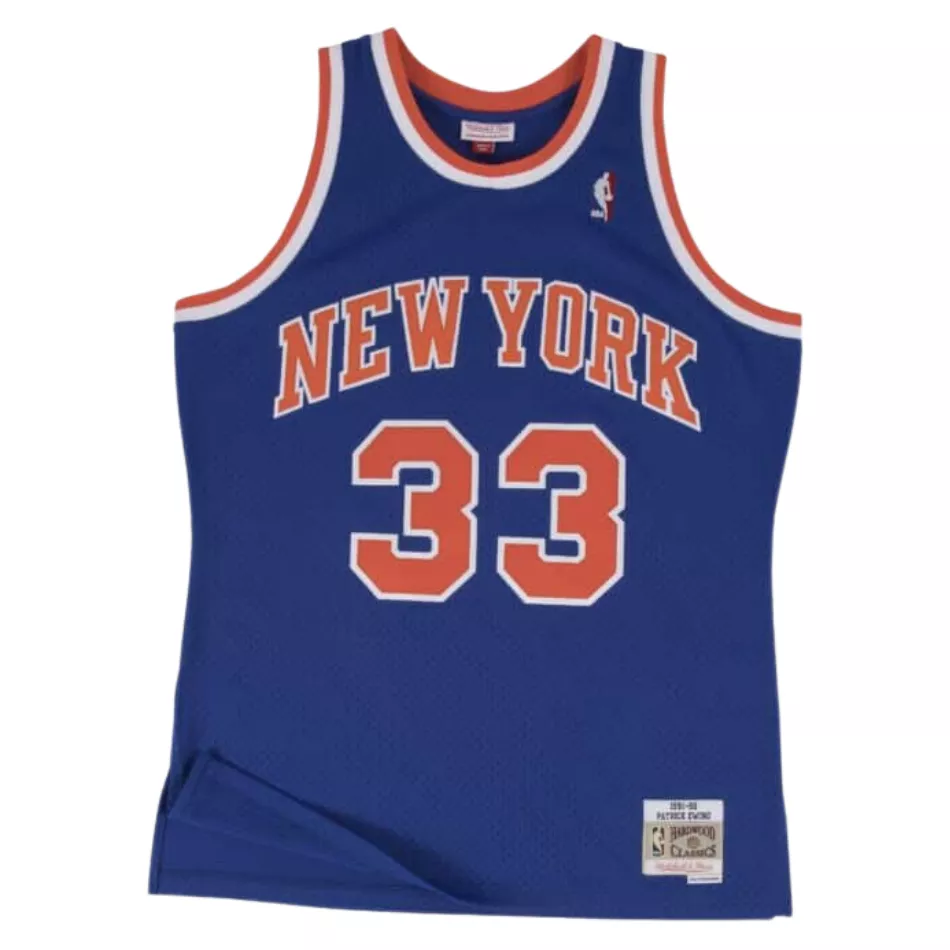 Men's New York Knicks Patrick Ewing #33 Hardwood Classics Jersey 1991/92 - thejerseys