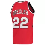 Men's Portland Trail Blazers Clyde Drexler #22 Red Hardwood Classics Swingman Jersey 1983/84 - thejerseys