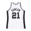 Men's San Antonio Spurs Tim Duncan #21 white Hardwood Classics Jersey 1998/99 - thejerseys