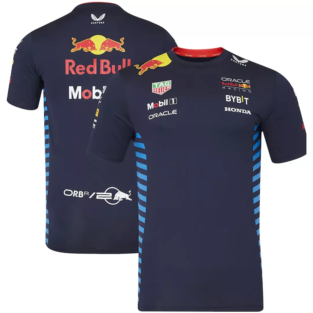 Red Bull F1 Racing Team Set Up Navy T-Shirt 2024