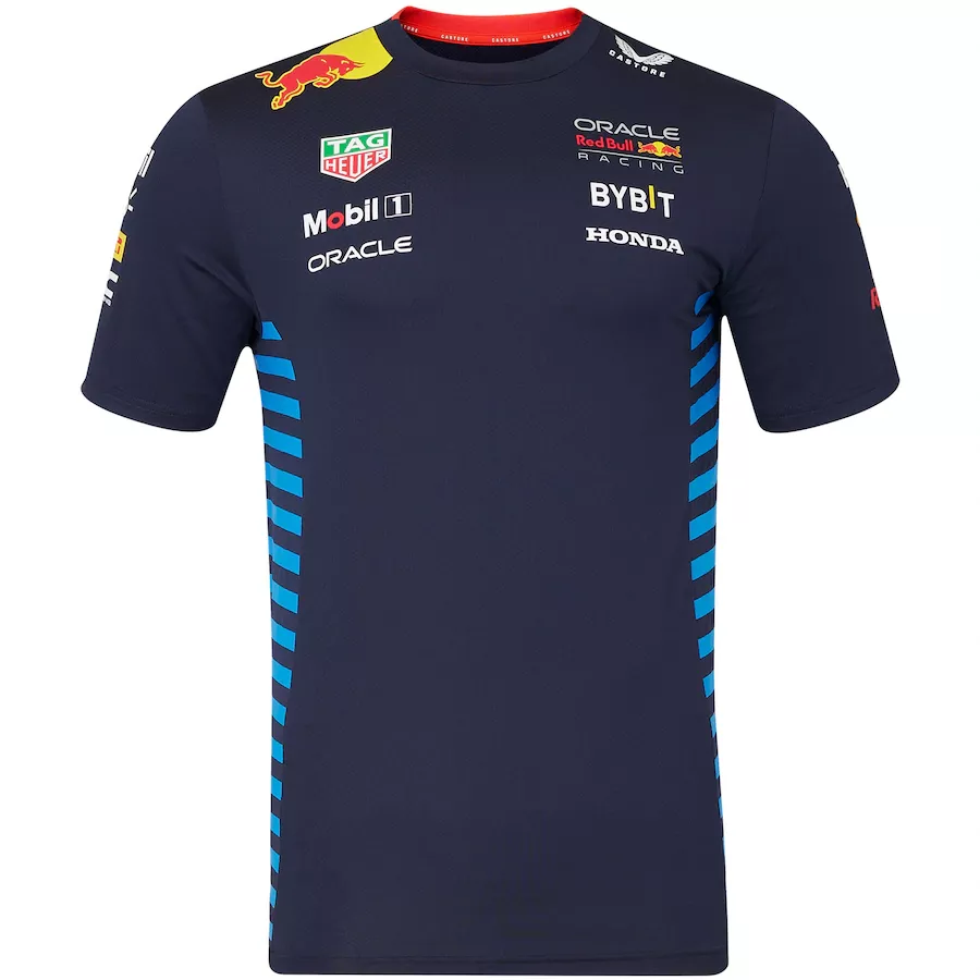 Red Bull F1 Racing Team Set Up Navy T-Shirt 2024 - thejerseys
