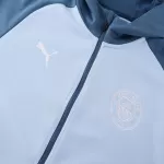 Manchester City Blue Hoodie Training Kit 2024/25 For Adults - thejerseys