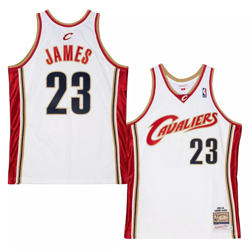 Men's Cleveland Cavaliers Lebron James #23 Hardwood Classics Jersey 2003/04 - thejerseys