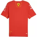Ferrari F1 Racing Team Carlos Sainz #55 Red T-Shirt 2024 - thejerseys