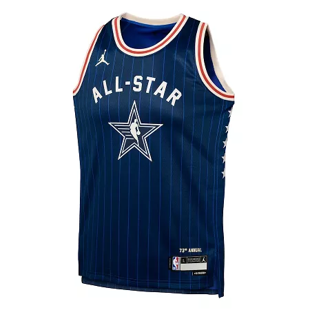 Youth All Star Giannis Antetokounmpo #34 Navy Swingman Jersey 2024 - Eastern Conference - thejerseys
