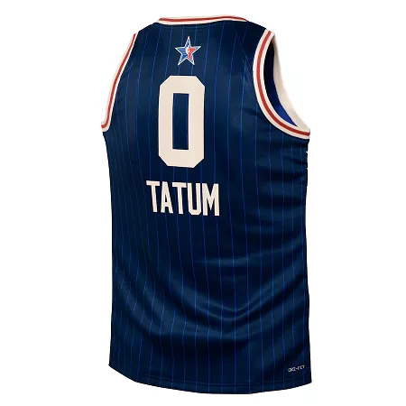 Youth All Star Jayson Tatum #0 Navy Swingman Jersey 2024 - Eastern Conference - thejerseys