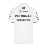 Mercedes AMG Petronas F1 White Team Polo 2024 - thejerseys