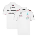 Mercedes AMG Petronas F1 White Team Polo 2024 - thejerseys