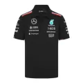 Mercedes AMG Petronas F1 Black Team Polo 2024 - Super Quailty - thejerseys