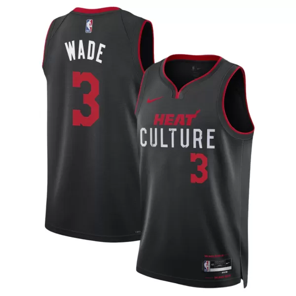 Men's Miami Heat DWYANE WADE #3 Swingman Jersey 2023/24 - City Edition - thejerseys